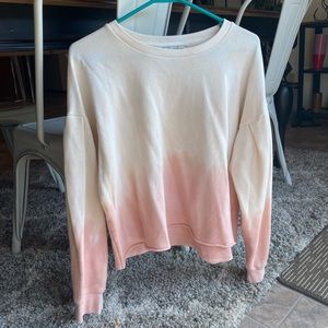 American Eagle Pink Ombré Sweatshirt
